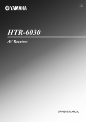 Yamaha HTR-6030 Owner's Manual
