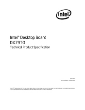 Intel DX79TO Technical Product Specification