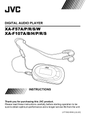 JVC F107B Instruction Manual