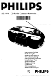 Magnavox AZ8075 User manual,  Finnish