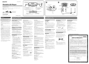 Sony D-EJ016CK Operating Instructions