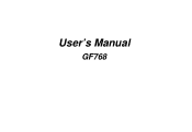 Sony Ericsson GF768 User Guide