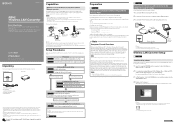 Sony PCWA-DE50 Quick Start Guide
