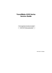 Acer TravelMate 6293 TravelMate 6293 Service Guide