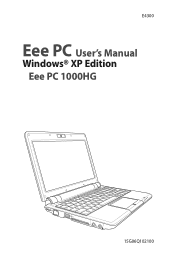 Asus Eee PC 1000HG User Manual