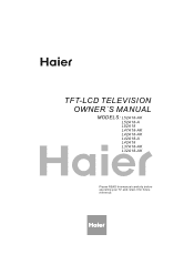 Haier L52A18-AK User Manual