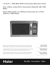 Haier MWM10100GCSS Product Manual