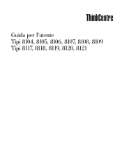 Lenovo ThinkCentre M51 (Italian) User guide
