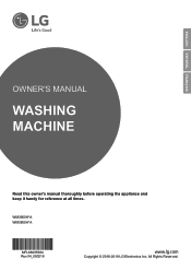 LG WM3900HBA Owners Manual