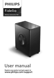 Philips TAFW1 User manual