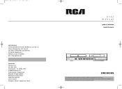 RCA DRC8030N User Manual