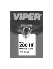 Viper 280HF Owner Manual