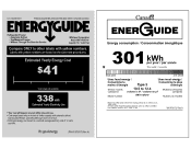 Whirlpool WRT111SFDB Energy Guide