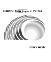 HP Color Copier 210 HP Color Copier Model 210/210LX - (English) User Guide