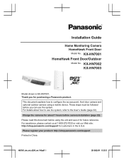 Panasonic HomeHawk Smart Installation Guide - KX-HN7002