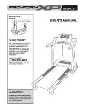 ProForm Xp 550s Treadmill Canadian English Manual