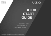 Vizio VSB207E320iA0 E320i-A0 Quick Start Guide
