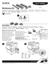 Xerox 5550DT Instruction Sheet - Installing a Maintenance Kit
