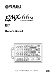 Yamaha EMX66M Owner's Manual