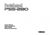 Yamaha PSS-280 Owner's Manual (image)