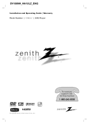 Zenith DVB612 Operation Guide