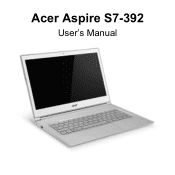 Acer Aspire S7-392 User Manual