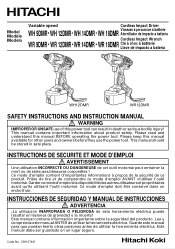 Hitachi WR9DMR Instruction Manual