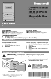 Honeywell CT54K Owner's Manual