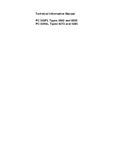 Lenovo PC 300PL Technical Information Manual 6275, 6285