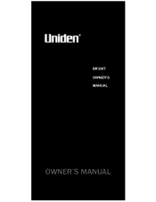 Uniden BR330T English Owners Manual