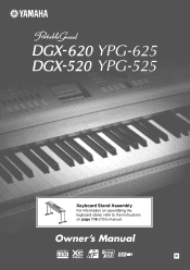 Yamaha DGX620 Owner's Manual