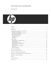 HP BL20p Power basics for IT professionals