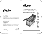 Oster 3.7 Liter Professional Style Stainless Steel Deep Fryer User Manual