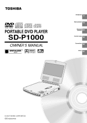 Toshiba SD-P1000 Owners Manual