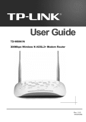 TP-Link TD-W8961N TD-W8961N V1 User Guide 1910010964