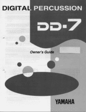 Yamaha DD-7 Owner's Manual (image)