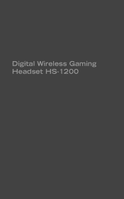 Creative Digital Wireless Gaming Headset HS-1200 Creative HS 1200 quickstart Asia Americas Rev A