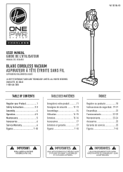 Hoover BH53310 Product Manual