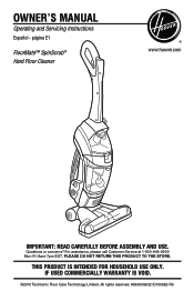 Hoover FH40030PC Manual