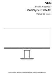 NEC EX341R-BK Users Manual - Spanish