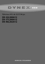 Dynex DX-46L262A12 User Manual (French)