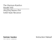 Harman Kardon HK930 Owners Manual