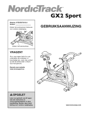 NordicTrack Gx2 Sport Bike Dutch Manual