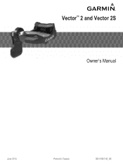 Garmin Vector 2 Owners Manual