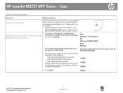 HP M2727nf HP LaserJet M2727 MFP - Scan Tasks