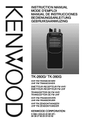 Kenwood TK-260G User Manual