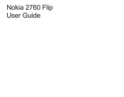 Nokia 2760 Flip User Manual