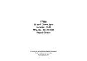 Ryobi P548A Parts Diagram 1