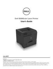 Dell S5840cdn Color Smart Printer User Guide
