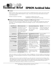 Epson 2000P Technical Brief (EPSON Archival Inks)